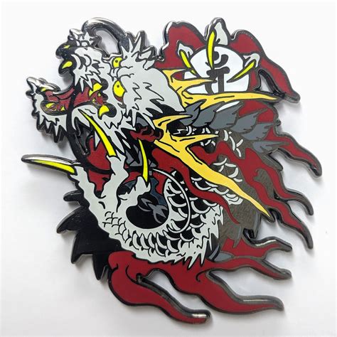 Yakuza Kiryu Kazuma Dragon Tattoo Enamel Pin Figure | eBay