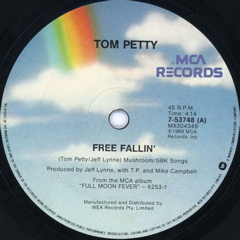 Tom Petty - Free Fallin' (1989, Vinyl) | Discogs