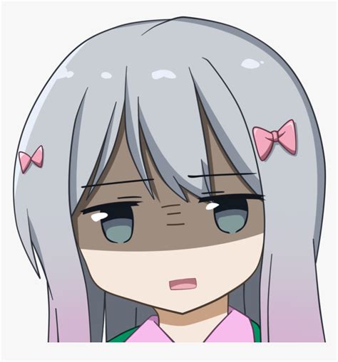 Disappointed Anime Face Png Disappointed Anime Face - Eromanga Sensei ...