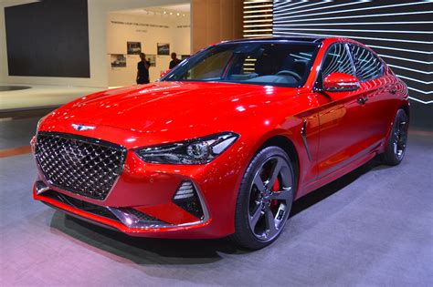 Genesis G70 with Sport Package showcased at the 2017 Dubai Motor Show