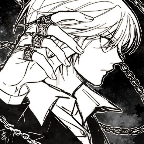 Kurapika Fanart Black And White - Waterbreath Wallpaper