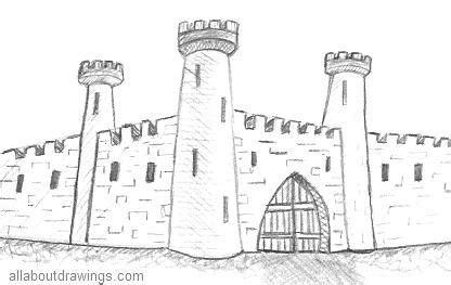 Ancient Castle Drawings