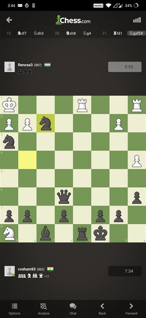 My first checkmate with Knights! : r/chessbeginners