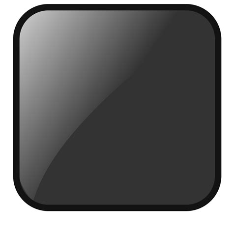 Blank Black Button 2 PNG, SVG Clip art for Web - Download Clip Art, PNG ...