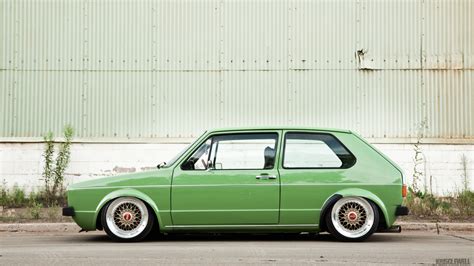 VW Golf Mk1 stanced by bad-bubble on DeviantArt