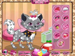 Kitty the Cat Dress Up Game - Play online at Y8.com