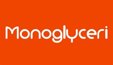 Monoglyceride free font