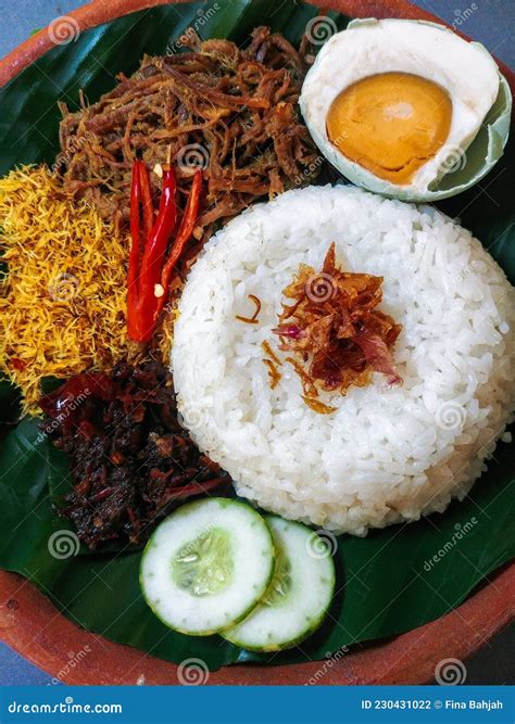 Nasi Krawu Traditional Food from Gresik, Indonesia Stock Photo - Image ...