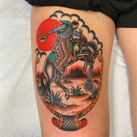 Cowboy by me (@JustinRakowskiTattoo on IG) - Homestead Tattoo in ...