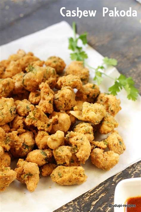 Cashew Pakoda | Kaju Pakoda | Godambi Pakoda - Udupi Recipes