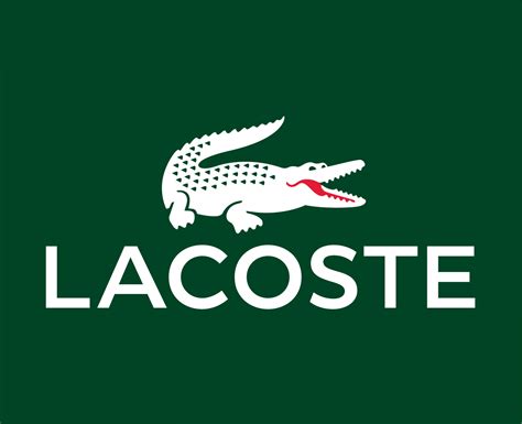 lacoste marca logo símbolo con nombre diseño ropa Moda vector ...