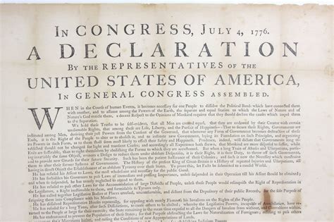 In Congress, July 4, 1776. A Declaration By the Representatives of the ...