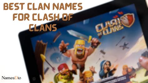 Clan Names for Clash of Clans : 600+ Best Clan Names for Clash of Clans ...