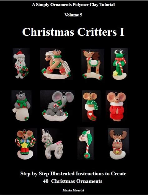 Christmas Critters I Polymer Clay Tutorial Vol. 5 Simply - Etsy