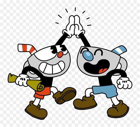 Cuphead And Mugman Png, Transparent Png - vhv