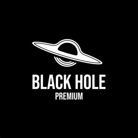 Black hole logo icon design illustration 3189932 Vector Art at Vecteezy