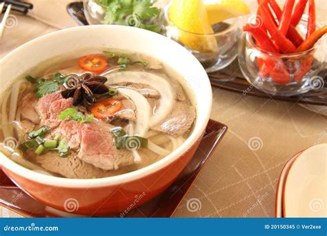 Hot and spicy beef soup stock image. Image of portion - 20150345