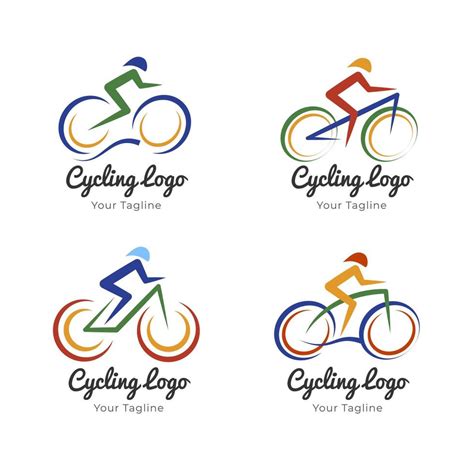 Set of Cycling Logo Template 5044913 Vector Art at Vecteezy