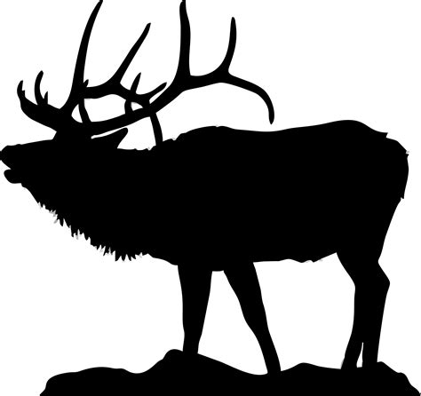 Elk Deer Moose Silhouette Clip art - Polygon Cliparts png download ...