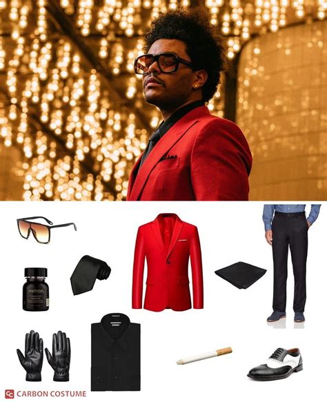 The Weeknd in “Blinding Lights” Costume | Carbon Costume | DIY Dress-Up ...