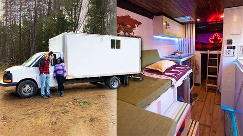 MUST SEE Box Truck Conversion, Full-Size Tiny Home - YouTube