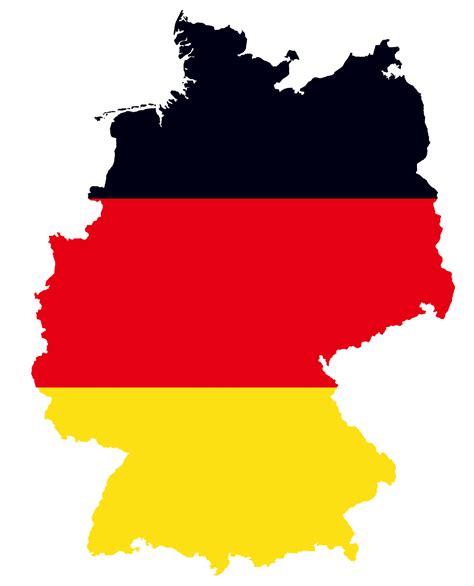 German flag on Detailed Germany Map - ClipArt Best - ClipArt Best