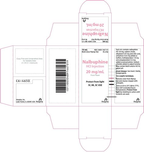 NALBUPHINE HCI (HF Acquisition Co LLC, DBA HealthFirst): FDA Package Insert