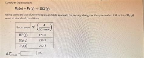 Solved Consider the reaction: Fe(s)+2HCl(aq)→FeCl2(s)+H2(g) | Chegg.com