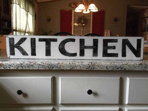 Kitchen sign rustic kitchen sign farmhouse kitchen sign fixer | Etsy ...