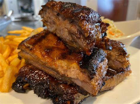 1/2 RACK BAR-B-QUE RIBS - Carryout Menu - Archie Moore's - American ...