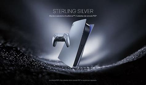 PS5 se viste de plata: ya disponibles DualSense y cubiertas Sterling ...