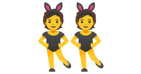 👯 People With Bunny Ears Emoji Meaning & Symbolism | ️ Copy and 📋 Paste ...