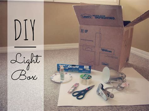 theCrumbster: DIY: Light Box.