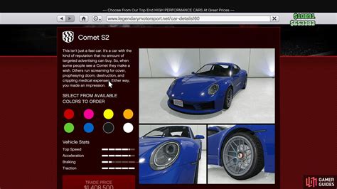 Pfister Comet S2 - Vehicles - Los Santos Tuners DLC | Grand Theft Auto ...