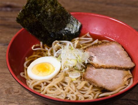 Ramen Shoyu, with Chicken Broth, Stewed Pork, Onions,.algae, Sesame Oil ...