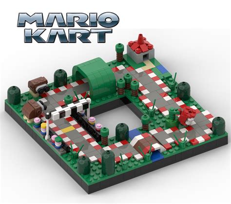 LEGO MOC Mario Kart - Modular Mario Circuit by DarrenW | Rebrickable ...