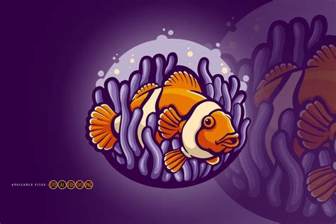 Cute Nemo Fish Finding Illustrations