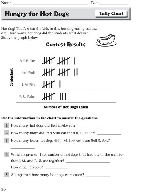 Tally Chart Worksheets for Kids | Activity Shelter