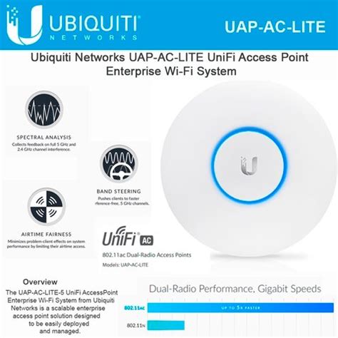 Ubiquiti Networks UAP-AC-LITE UniFi Access Point | Tronik Gadgets Store