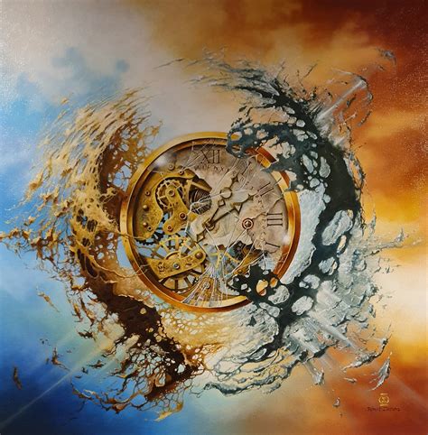 END OF TIME Giclée Canvas Print From Original Oil Painting - Etsy