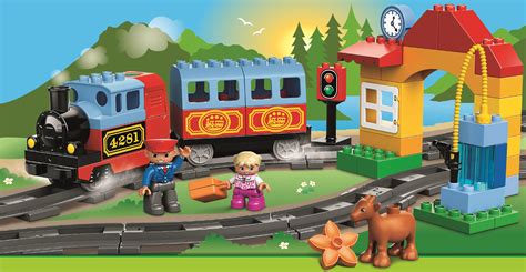 LEGO Duplo 10507 - Eisenbahn Starter Set, Zug Spielzeug: Amazon.de ...