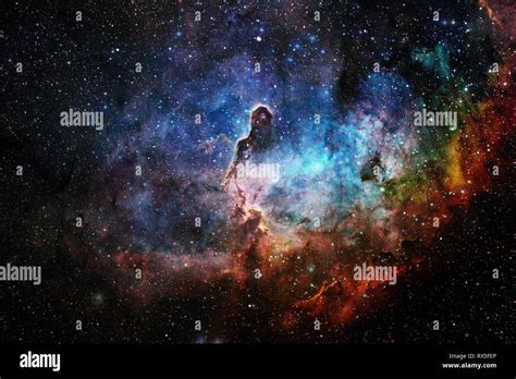 Starfield stardust and nebula in endless beautiful universe. Elements ...