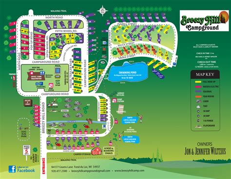 Campground Map - Breezy Hill Campground