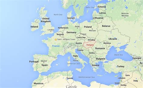 Where is Hungary on map of Europe - World Easy Guides