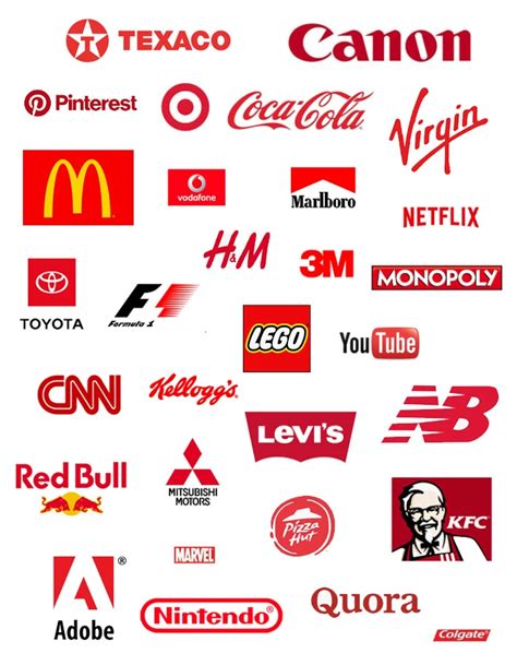 Companies With Red Logos