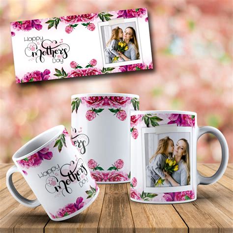 Sublimation Mug Design Mothers Day with Photo MOCKUP FREE | Etsy