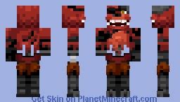 Withered Foxy Minecraft Skin