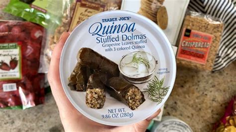 Trader Joe's Dolmas Review (Stuffed Grape Leaves) - Sip Bite Go