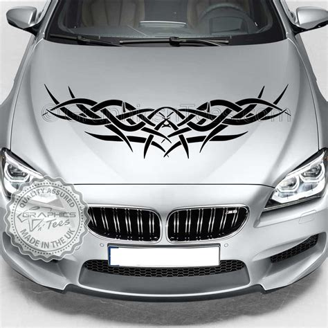 Tribal Car Bonnet Stickers Custom Vinyl Graphic Decals