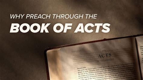 the-book-of-acts-sermon-series-ideas-preaching-summary - Ministry Pass